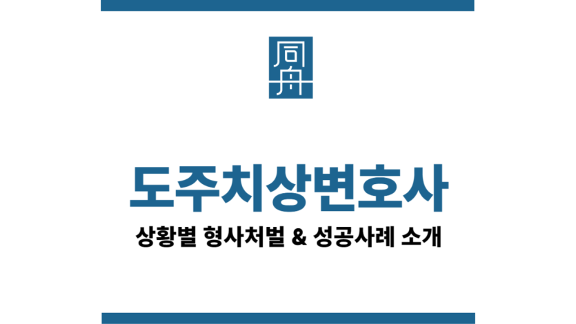 도주치상변호사