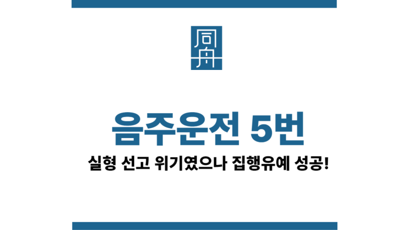 음주운전5번