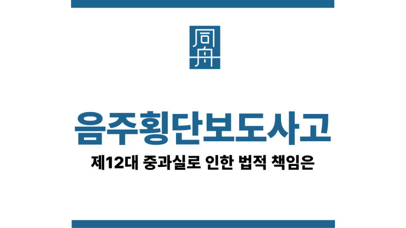 음주횡단보도사고