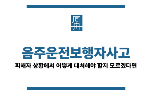 음주운전보행자사고