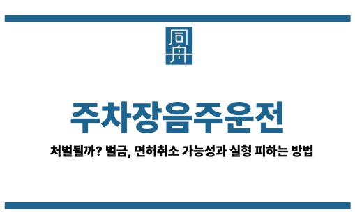 주차장음주운전