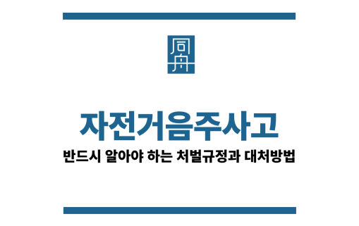 자전거음주사고