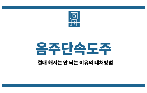 음주단속도주