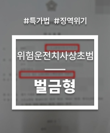특가법 위험운전치사상