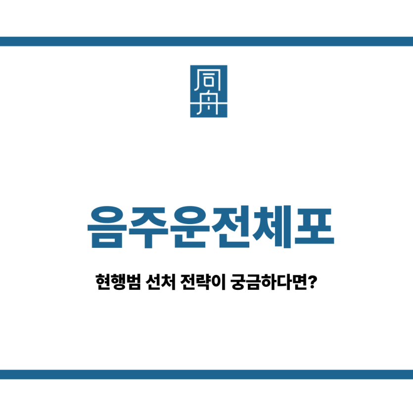 음주운전체포