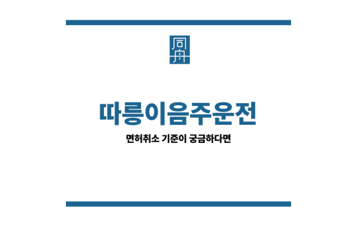 따릉이음주운전
