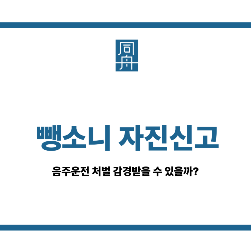 뺑소니 자진신고