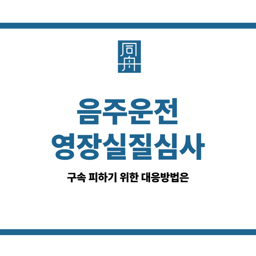 음주운전 영장실질심사