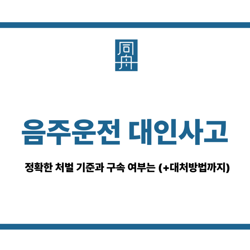 음주운전 대인사고