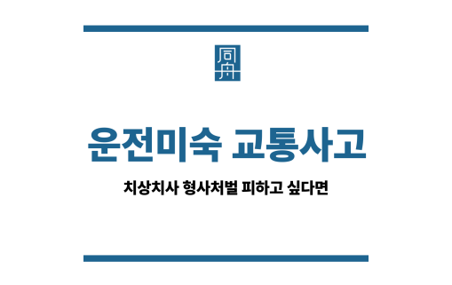 운전미숙 교통사고