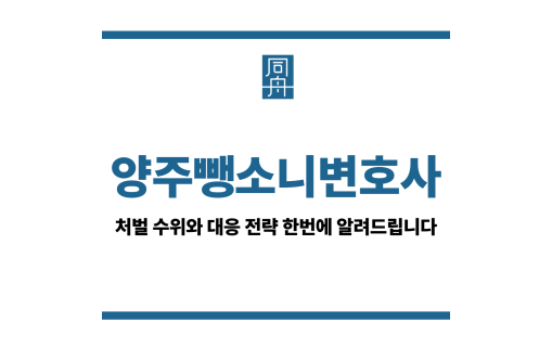 양주뺑소니변호사