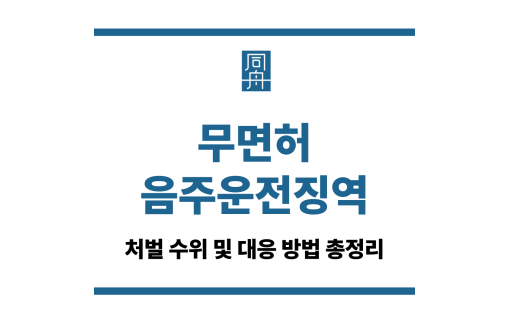 무면허음주운전징역