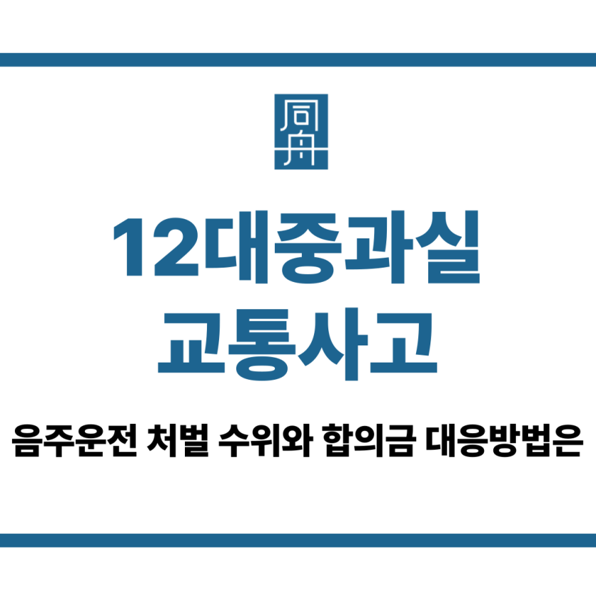 12대중과실교통사고