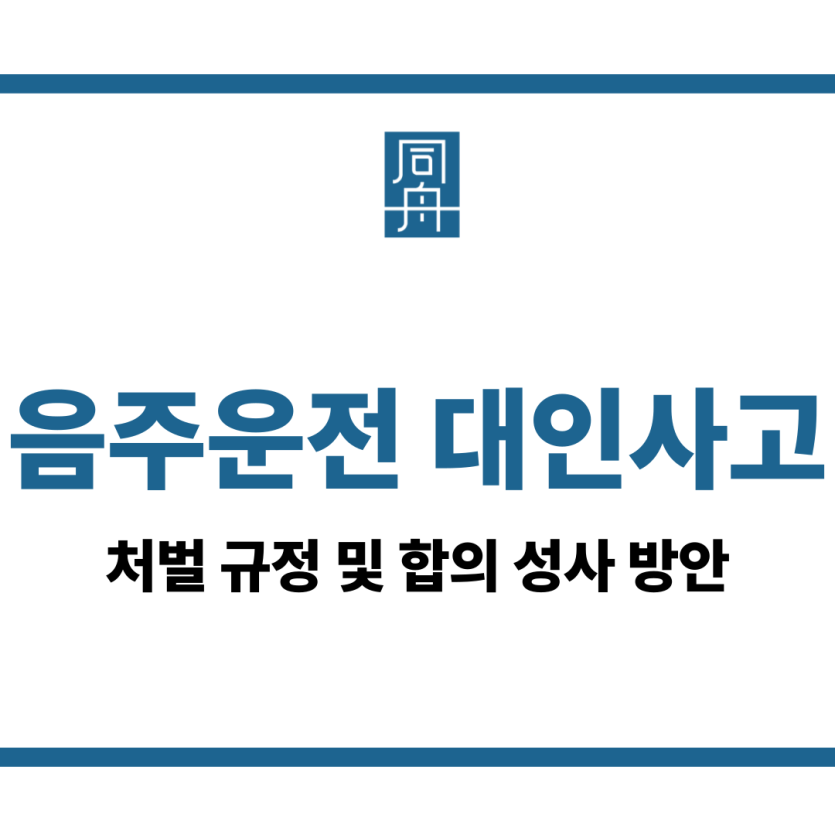 음주운전 대인사고