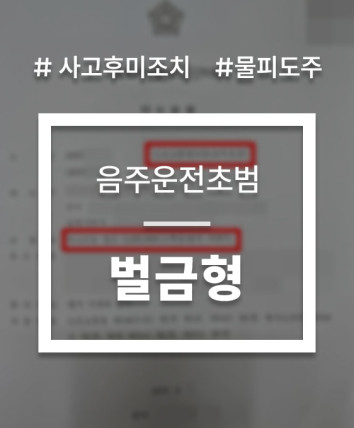 음주운전 사고후 미조치