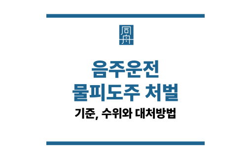 음주운전 물피도주 처벌