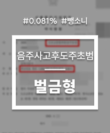 접촉사고 후 도주