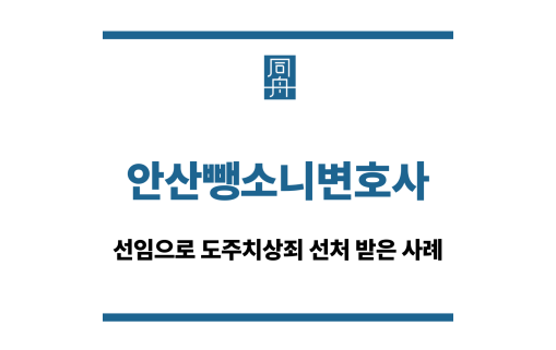 안산뺑소니변호사