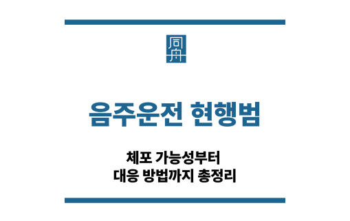 음주운전 현행범