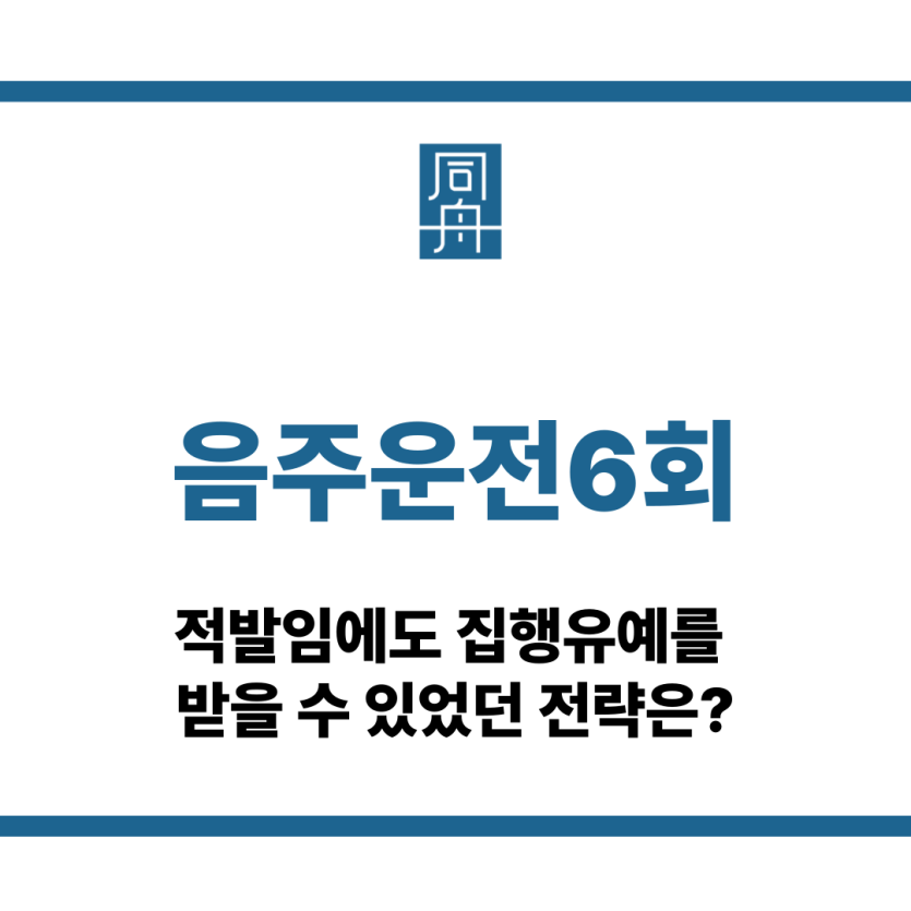 음주운전6회