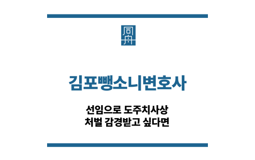김포뺑소니변호사