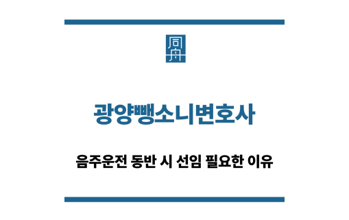광양뺑소니변호사