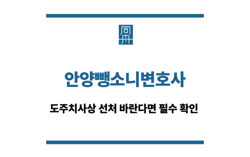 안양뺑소니변호사