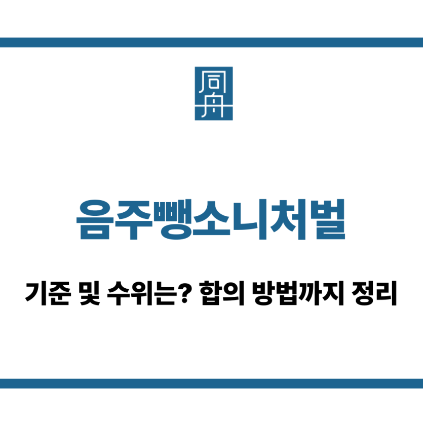 음주뺑소니처벌