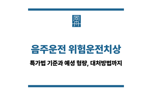 음주운전 위험운전치상