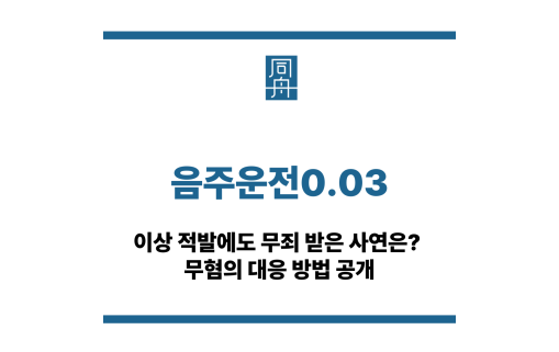 음주운전0.03