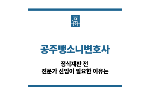 공주뺑소니변호사