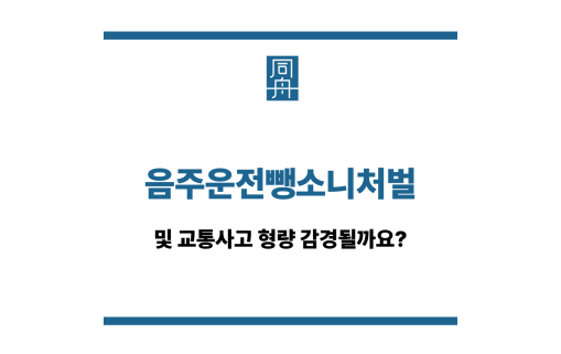 음주운전뺑소니처벌