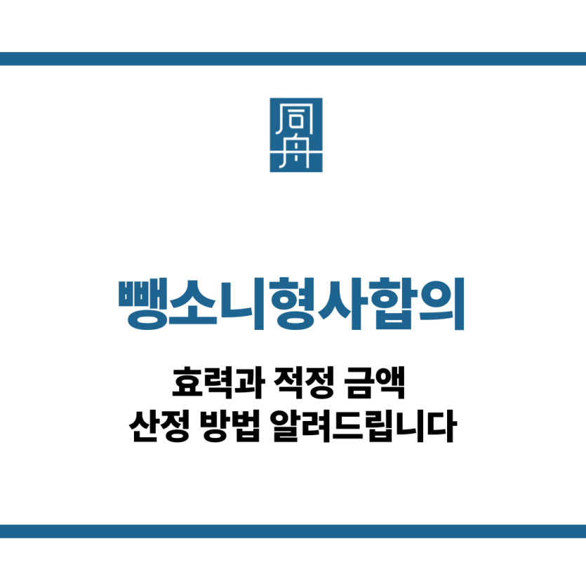 뺑소니형사합의