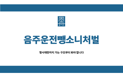 음주운전뺑소니처벌