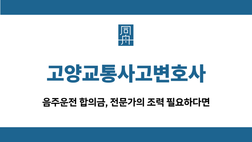 고양교통사고변호사