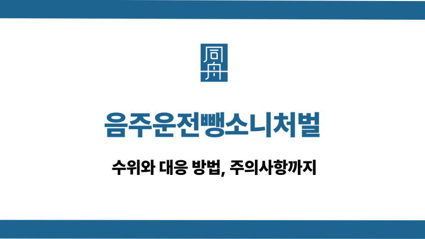 음주운전뺑소니처벌