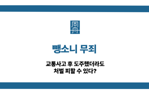 뺑소니 무죄