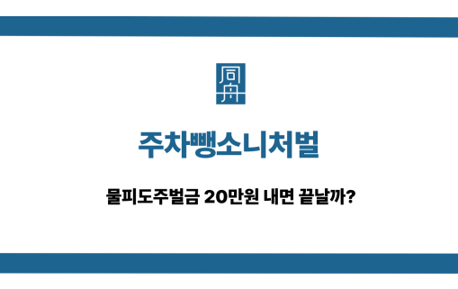 주차뺑소니처벌