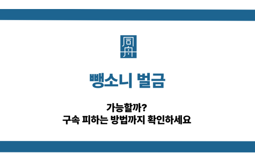 뺑소니 벌금 구속