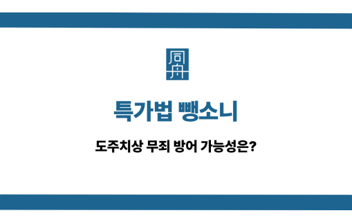 특가법 뺑소니 도주치상 무죄 가능성